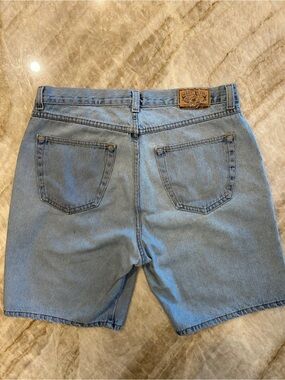 Maryk & Co Light Wash Jean Shorts Jorts Mens GUC Vintage Style (Size 34-36)
